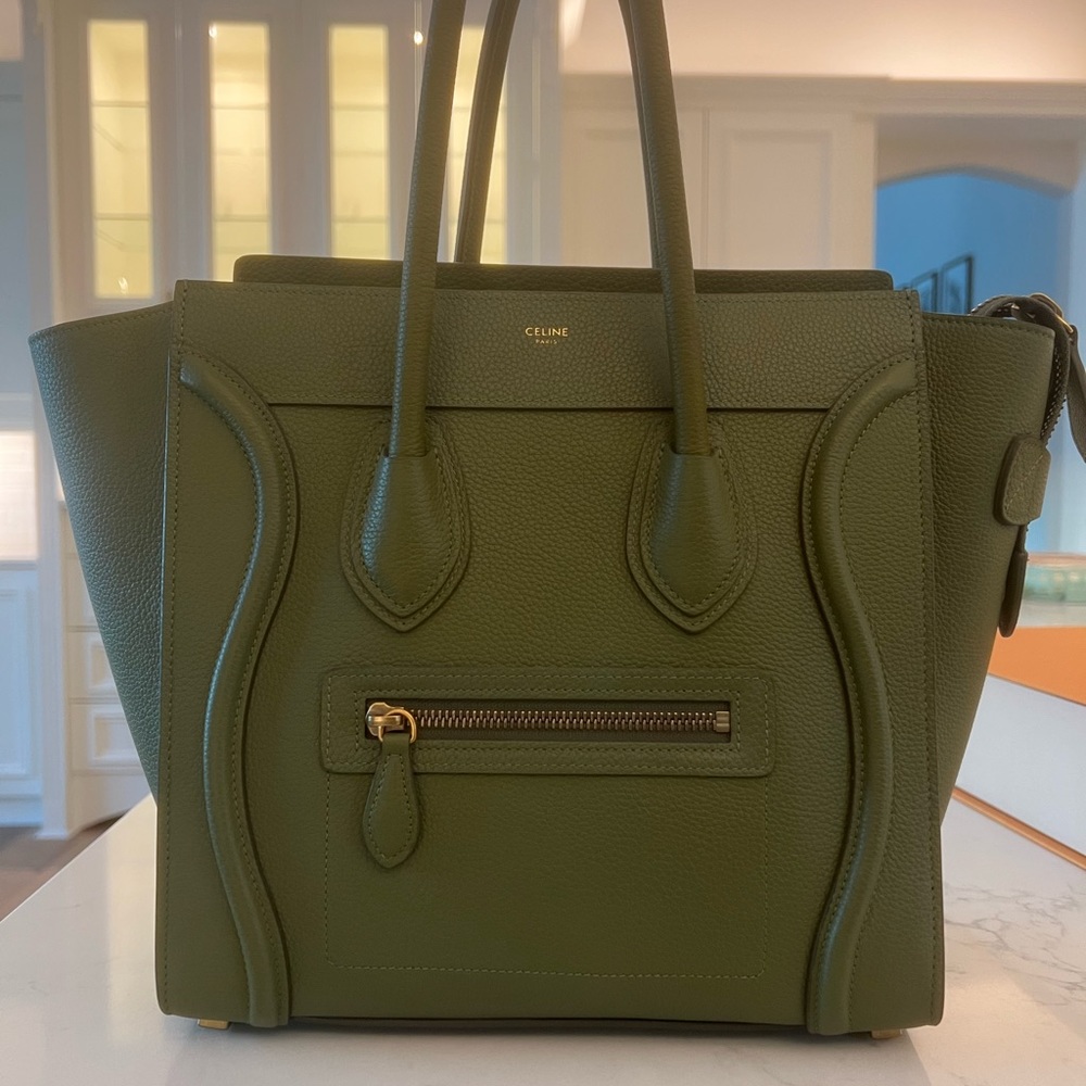Celine micro luggage handbag. - Picture 1 of 6
